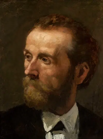 Портрет Казимежа Алхимовича, художника by Тадеуш Айдукевич, 1875 — digital art print download