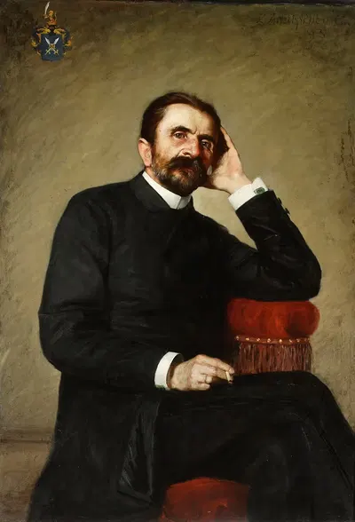 Портрет Михаła Андричевича, отец художника by Зигмунт Андричевич, 1893 — digital art print download