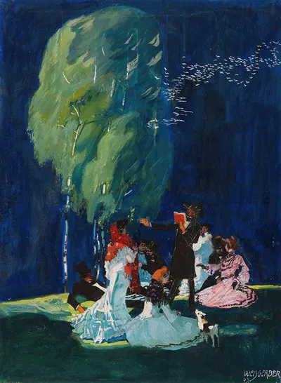 Im Park by Albert Weisgerber, 1903 — digital art print download