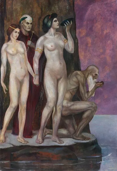 Die Läuterung by Arnold Frédéric Rechberg, 1910 — digital art print download