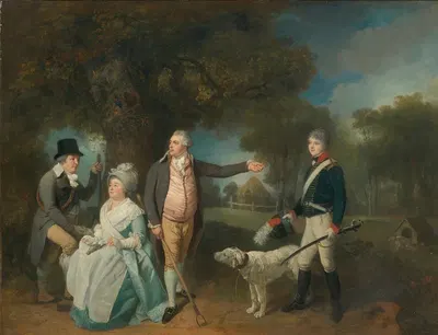 Portrait Of The Wetten Family by Francis Wheatley — digital art print download