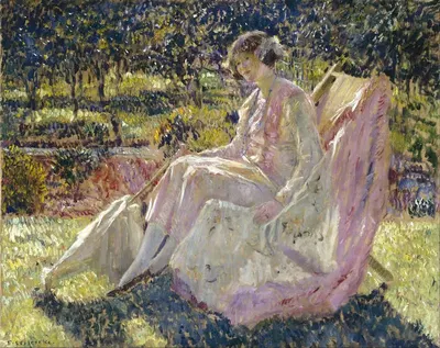 Солнечная ванна by Фредерик Карл Фризеке, 1908-1918 — digital art print download