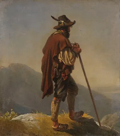 Сеннер by Фридрих Вольц, 1845 — digital art print download