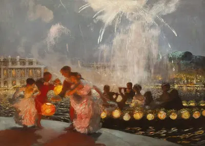 Радостный фестиваль by Гастон Ла Туш — digital art print download