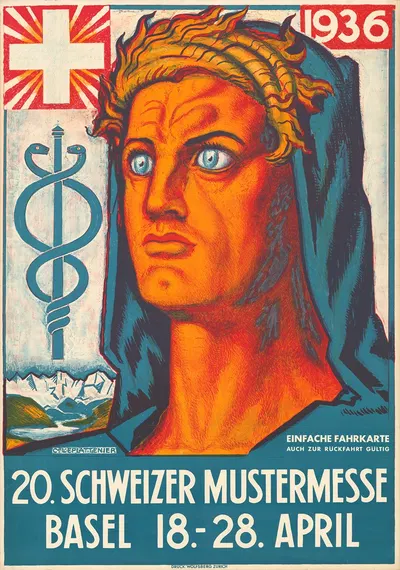 20. Schweizer Mustermesse by Charles l'Eplattenier, 1936 — digital art print download