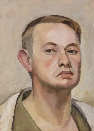 Автопортрет by Карл Тратт, 1920-1930 — digital art print download