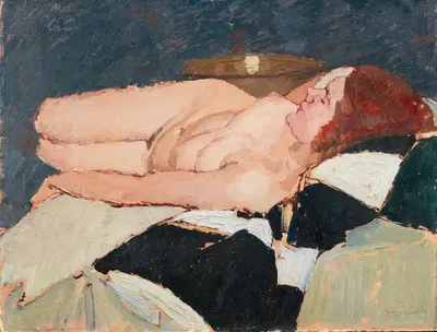 Обнаженная женщина by Оскар Гилья, 1922 — digital art print download