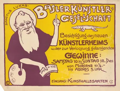 Basler Künstlergesellschaft – Besichtigung des neuen Künstlerheims u. der zur Verlosung gelangenden Gewinne by Emil…