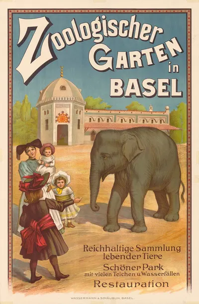 Zoologischer Garten in Basel by Emil Beurmann — digital art print download