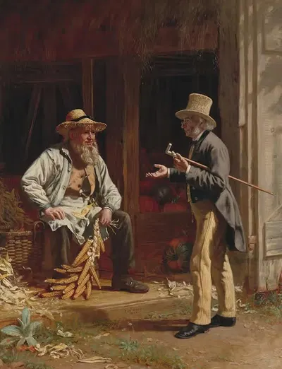 Когда мы были мальчиками вместе by Томас Уотерман Вуд, 1881 — digital art print download