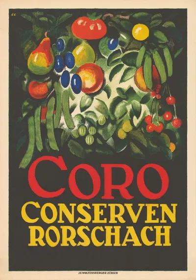 Coro – Conserven Rorschach by Эмиль Кардина, 1919 — digital art print download