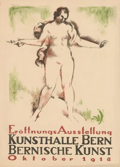 Eröffnungsausstellung – Kunsthalle Bern – Bernische Kunst – Oktober 1918 by Эмиль Кардина, 1918 — digital art print download