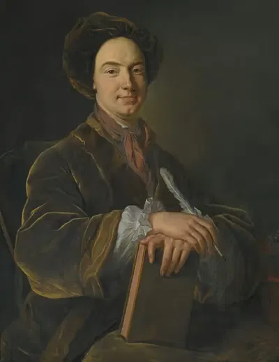 Портрет Уильяма Мюррея, 1-го графа Мэнсфилда (1705-1793), с книгой и пером by Жан-Батист ван Лоо, 1705-1793 — digital art…