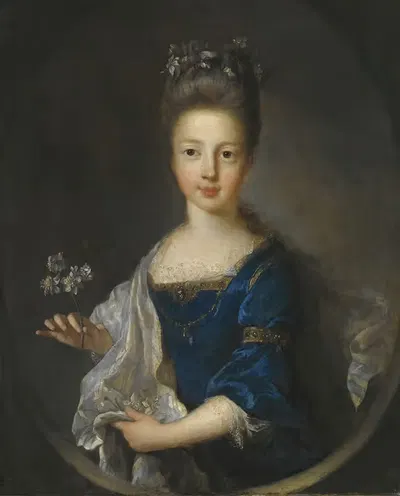 Портрет принцессы Луизы Марии Терезы Стюарт (1692-1712) by Жан-Франсуа де Труа, 1692-1712 — digital art print download