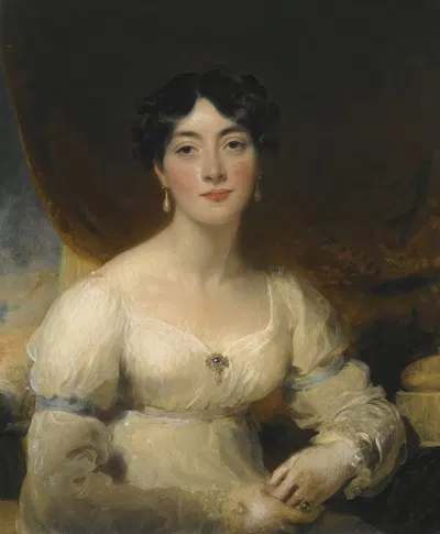 Portrait Of Elizabeth, Mrs Horsley Palmer (D. 1839), Wife Of John Horsley Palmer Of Hurlingham, Fulham by Sir Thomas…