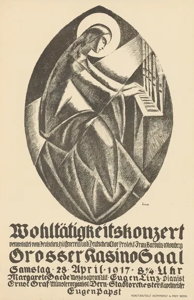 Wohltätigkeitskonzert – veranstaltet vom Deutschen Hülfsverein und Deutschen Chor – Grosser Kasino Saal by Ernst Linck,…