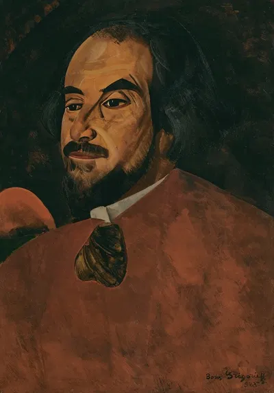 Портрет актера, которого называют Николаем Александровым by Борис Григорьев, 1923 — digital art print download