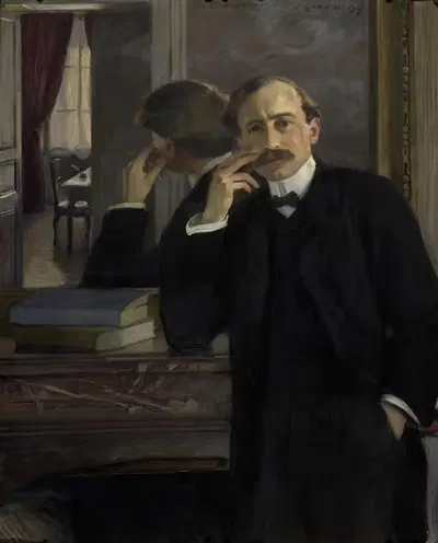 Портрет Филиппа Моньера (1864-1911) by Шарль Жирон, 1864-1911 — digital art print download