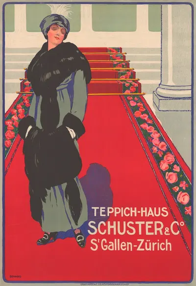 Teppich-Haus Schuster & Co. Date by Фортуна Бовар, 1910 — digital art print download
