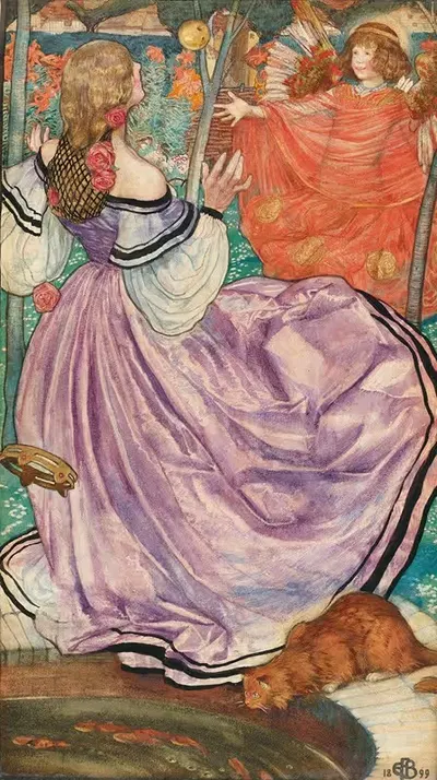 Позолоченное яблоко by Элеонор Фортескью-Брикдейл, 1899 — digital art print download