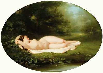 Bather Asleep by Fritz Zuber-Bühler — digital art print download
