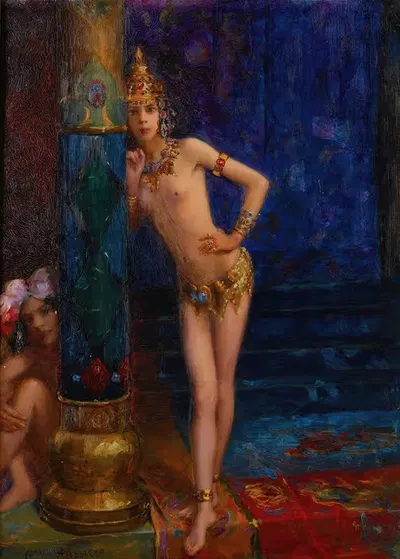 Две танцовщицы by Гастон Бюссьер, 1912 — digital art print download