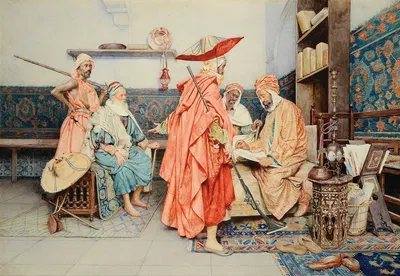 At The 'cadi' by Giuseppe Signorini — digital art print download