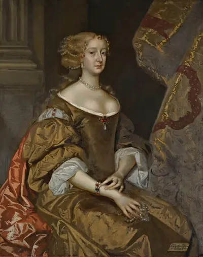 Portrait of Lady Diana, Countess of Ailesbury by Henri Gascar — digital art print download