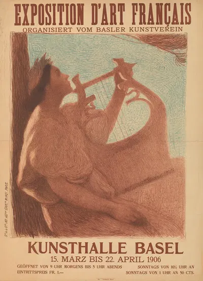 Exposition d’art français – Organisiert vom Basler Kunstverein – Kunsthalle Basel by Анри Мартен, 1906 — digital art print…