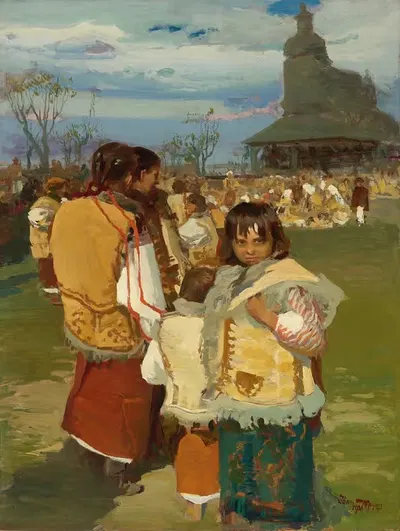 Хахилки by Иван Труш, 1921 — digital art print download