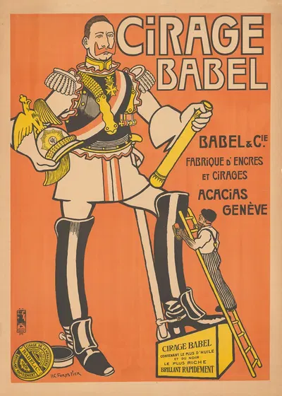 Cirage Babel by Henry-Claudius Forestier, 1901 — digital art print download