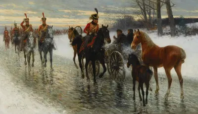 Наполеоновская кампания by Ян Ван Хелминьский — digital art print download