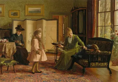 Британцы, когда мы впервые встречаемся by Джессика Хейллар, 1892 — digital art print download