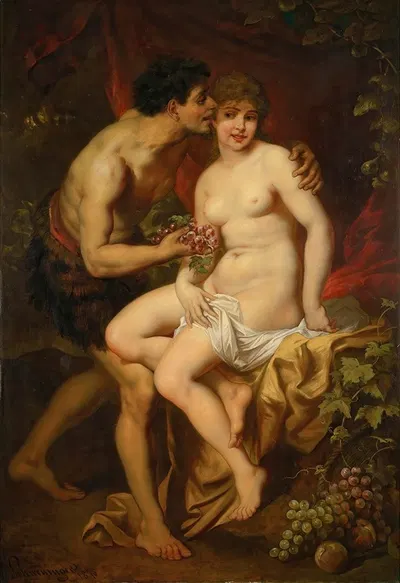 Bacchus by Карл Швенингер, 1875 — digital art print download