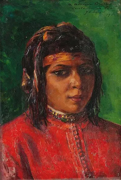 Portrait of a Moroccan Woman by Marie-Yvonne Laur, 1921 — digital art print download