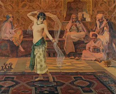 Dance of The Seven Veils by Otto Pilny, 1916 — digital art print download