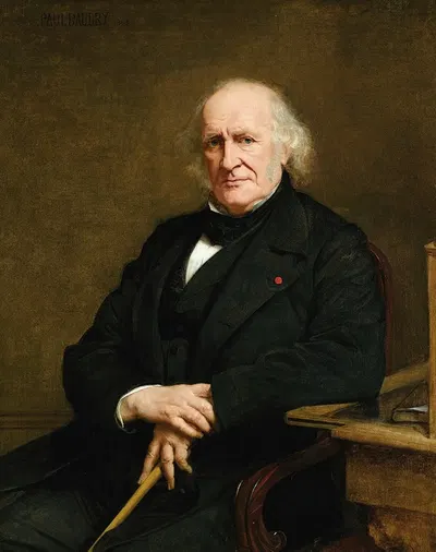 Портрет Фортюне де Вержеса by Поль-Жак-Эме Бодри, 1863 — digital art print download
