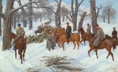 Генерал Иосиф Гурко на Балканах by Павел Осипович Ковалевский, 1891 — digital art print download