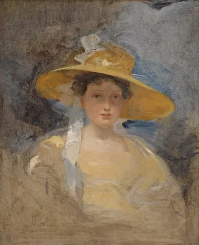 Portrait of a Girl, Traditionally Identified As Princess Victoria, Later Queen Victoria by Martin Archer Shee, 1833 —…