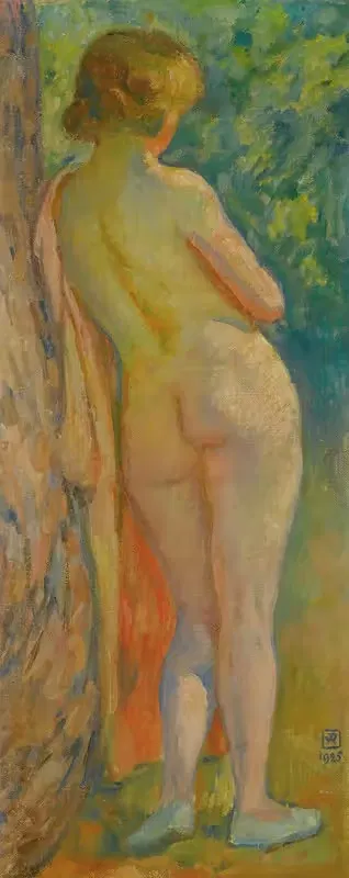 Купальщица, стоящая спиной by Тео ван Риссельберге, 1925 — digital art print download