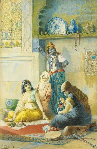 Nursery In The Harem by Vincent Stiepevich — digital art print download