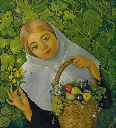 Сбор фруктов и цветов by Висенте Мулет и Клавер — digital art print download