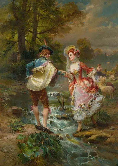Très Galant by Cesare Auguste Detti — digital art print download