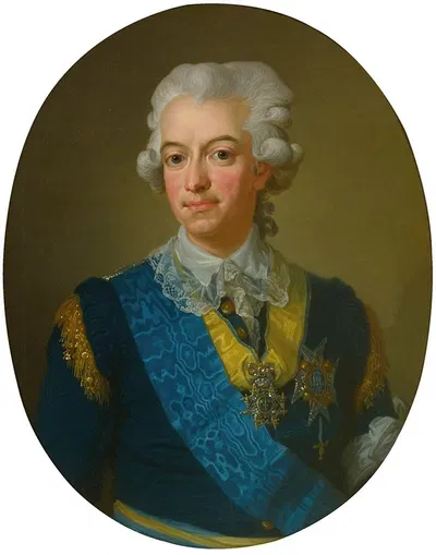 King Gustavus III of Sweden by Lorens Pasch the Younger — digital art print download