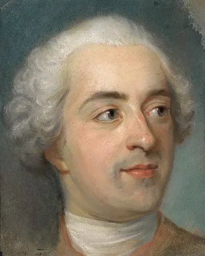 Подготовка к портрету Людовика XV (1710-1774) by Морис-Кентен де Ла Тур, 1710-1774 — digital art print download