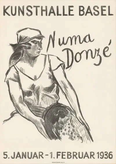 Kunsthalle Basel – Numa Donzé by Numa Donzé, 1936 — digital art print download