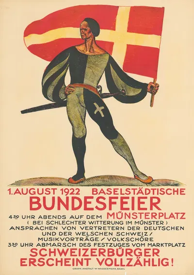 Bundesfeier by Otto Plattner, 1922 — digital art print download