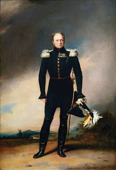 Портрет царя Александра I by Джордж Доу, 1826 — digital art print download