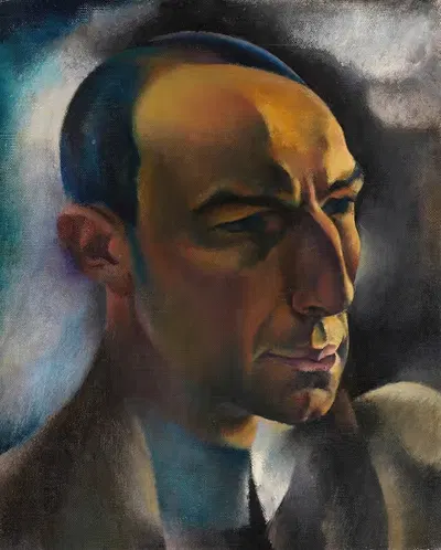 Портрет арт-дилера Альфреда Флехтхайма by Ханс Больц, 1910 — digital art print download