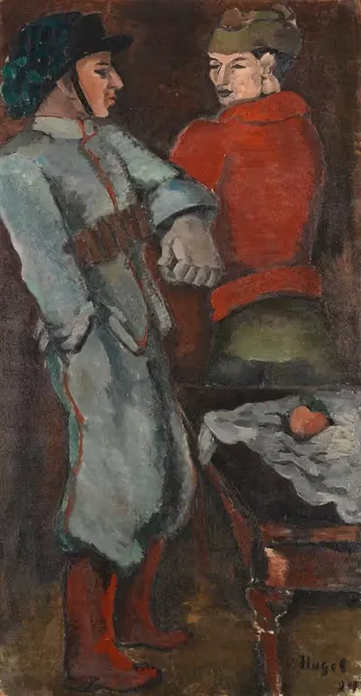 Два солдата by Хельмут Колле, 1924 — digital art print download